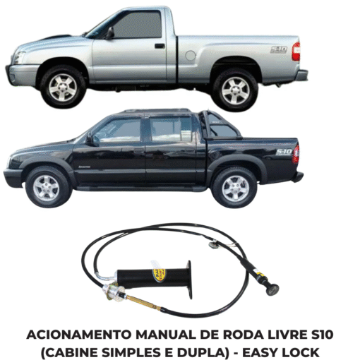 Acionamento Manual de Roda Livre S10 - Easy lock
