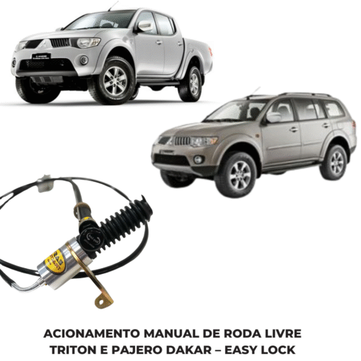 Acionamento Manual de Roda Livre Triton e Pajero Dakar – Easy Lock