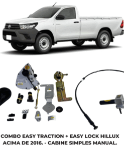 Combo Easy Traction + Easy Lock Hillux Acima de 2016. - Cabine Simples Manual.
