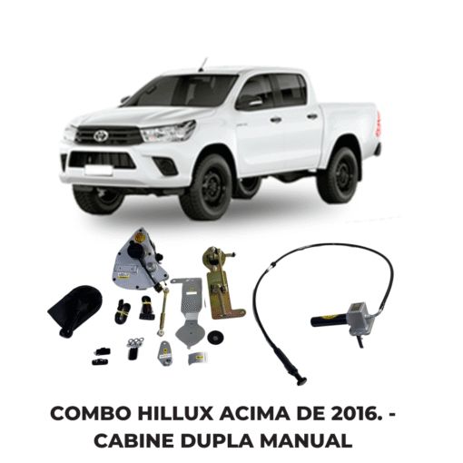 Combo Hillux acima de 2016. - Cabine Dupla Manual